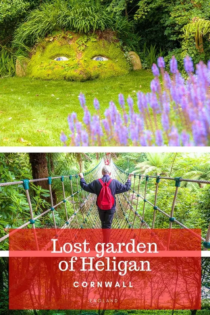There is so much to explore at the lost garden of Heligan. A day of discovering secret gardens, rope bridges and a giant's adventure playground await you! #Cornwall #VisitBritain Read the full article here: //mowgli-adventures.com/lost-garden-of-heligan/