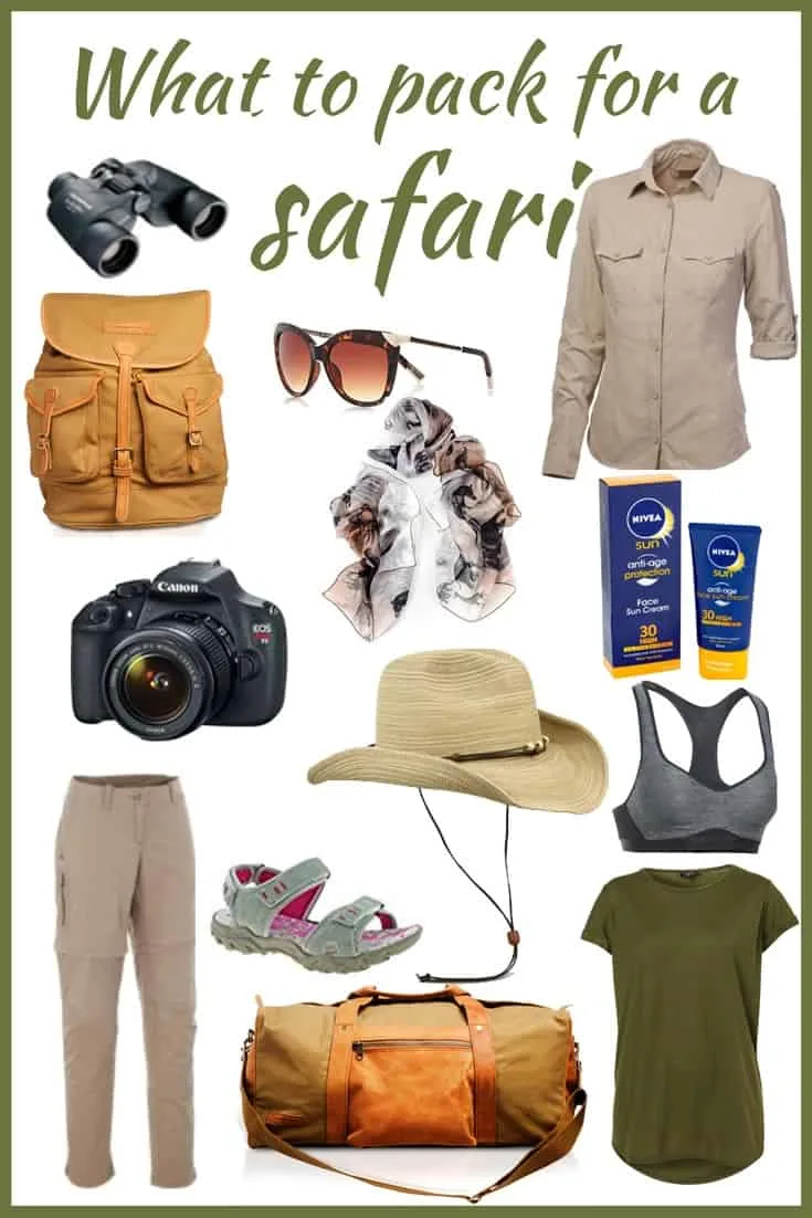 What to pack for a safari - going on a safari is right up there on many a bucket list and so it should be. But for first-timers, knowing what to pack for a safari isn’t as straight forward as pack for an average city break. To help you avoid ruining one of the most adventurous travel experiences you’ll ever have, we’ve pulled together this definitive list of what to pack for a safari. #SafariPacking #PackingforaSafari Read the full article here: //mowgli-adventures.com/what-to-pack-for-a-safari-in-africa/