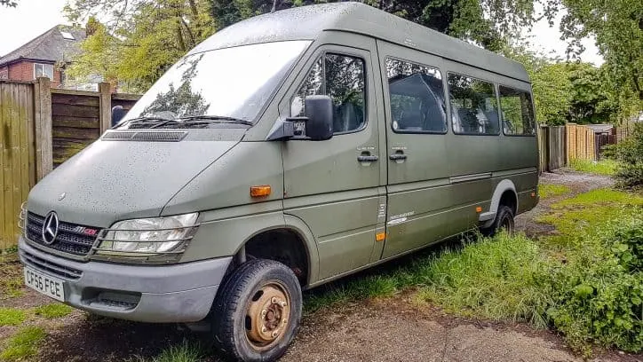 Base vehicle for your camper van conversion - minibus conversion