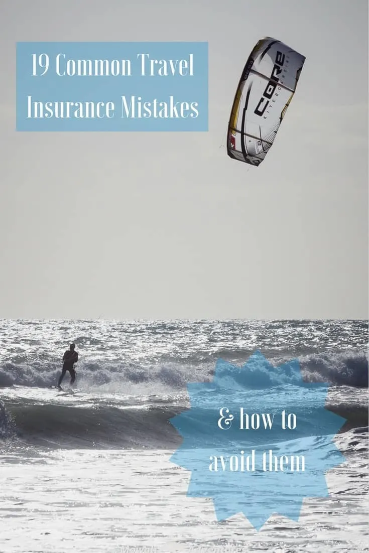 Are you properly covered for your travels? Check these 19 common travel insurance mistakes and how to avoid them before you leave #TravelTips #TravelInsurance Read the full article here: //mowgli-adventures.com/common-travel-insurance-mistakes/