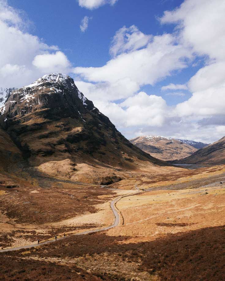 Wild remote regions of the Scottish Highlands are perfect for wild camping for motorhomes