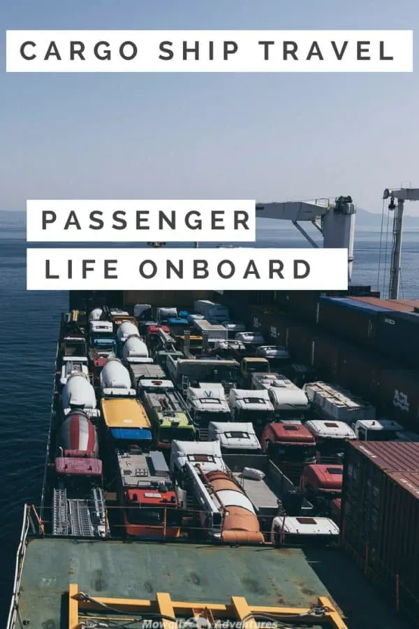 Cargo ship travel is a unique way to hop across continents but what's it like to spend a month or more at sea on a freight ship? We've just sailed from Europe to Uruguay with our camper van and you can check out our time at sea here.
