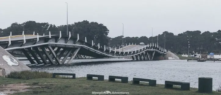 Uruguay travel itinerary beaches - wavy bridge