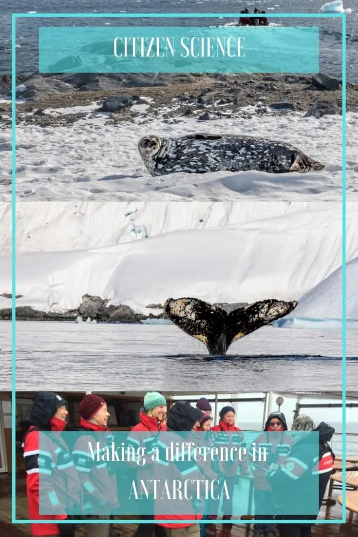 How to help make a difference while on an cruise in the Southern Ocean by getting involved in Citizen Science projects in the Antarctica.