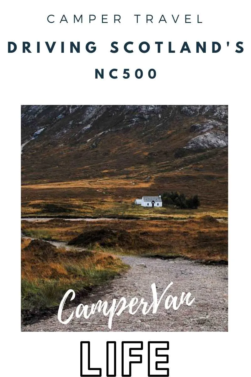 Pin image for drivng the NC500 by campervan