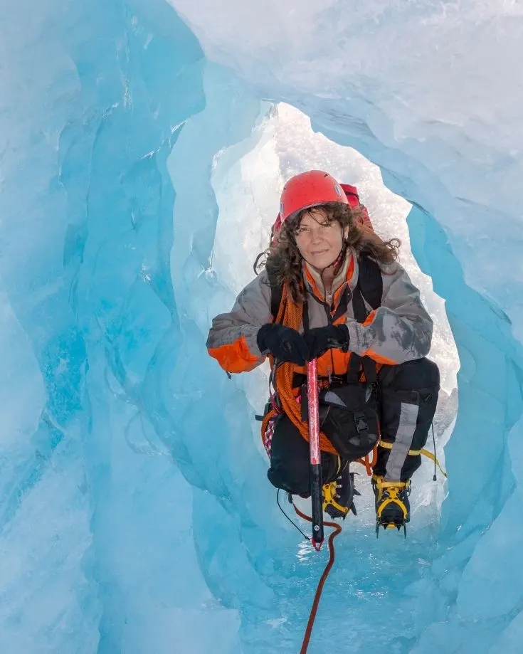 ice trekking on exploradores glacier