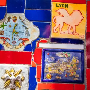 Tiles from 60 countries on the Selaron steps