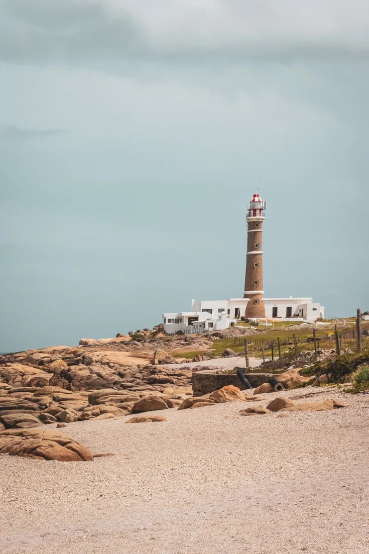 The iconic symbol of Cabo Polonio - the lighthouse on the beach
