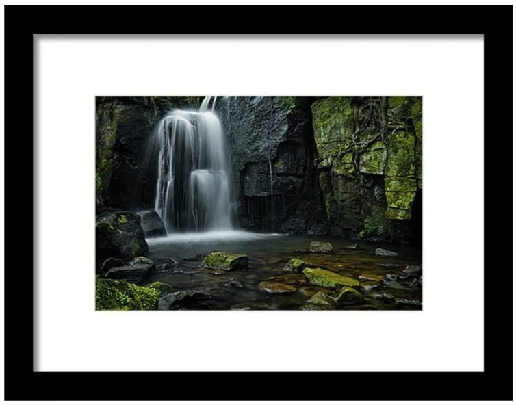 framed photo of lumsdale falls for sale
