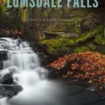 Pin image for Peak District walks lumsdale falls