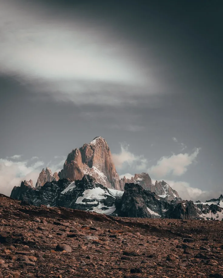 Mount Fitz Roy Peaks from Cerro Torre guided hike