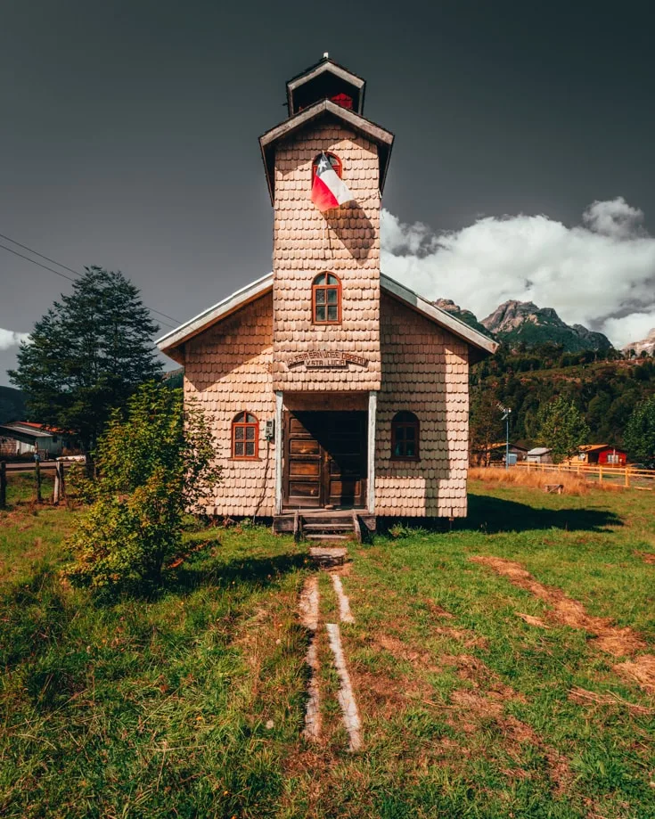 Villa Santa Lucia Chile church