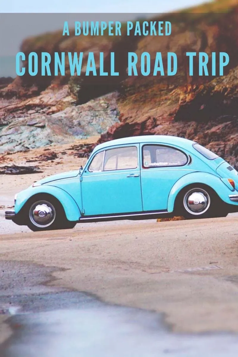 Pin image for Cornwall road trip itinerary