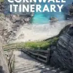 Pin image for Cornwall road trip itinerary