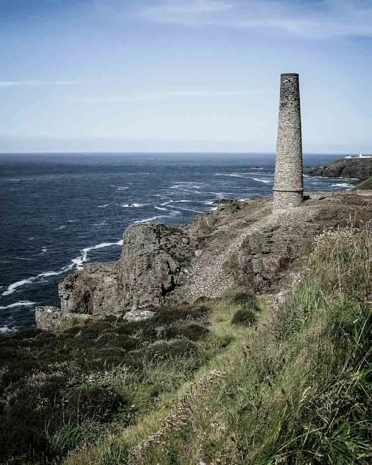 Mining chimney stack in Cape Cornwall