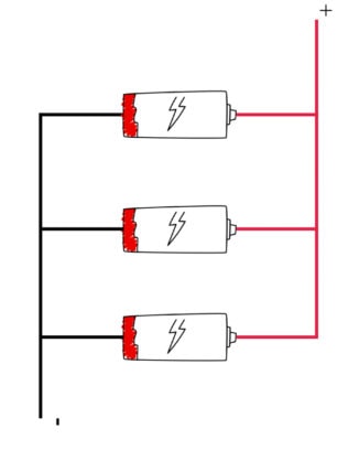 3 campervan batteries parallel wiring diagram