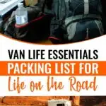 Van life essentials _ A complete campervan packing list