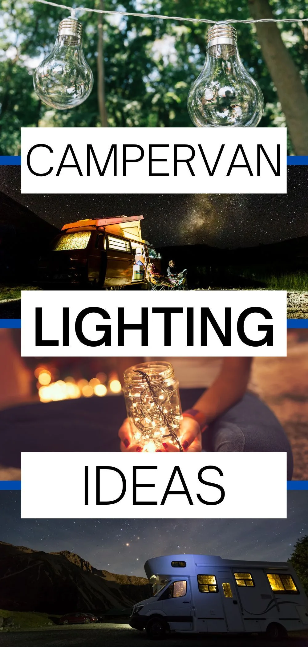 The Best Camper Lighting Ideas for your Conversion