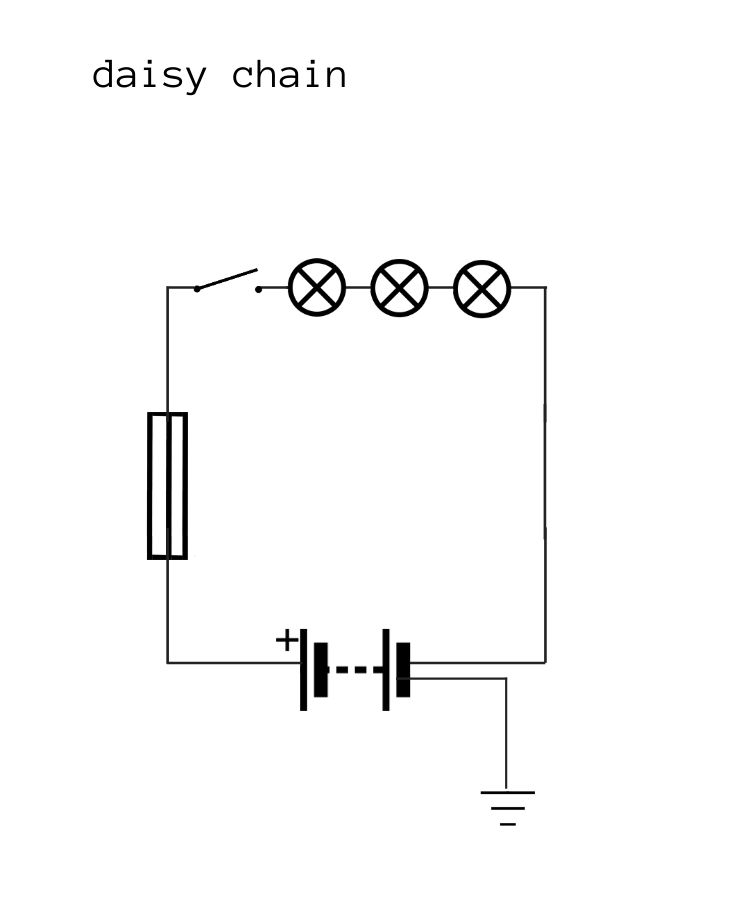 daisy chain wiring diagram