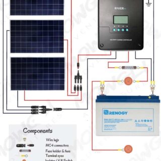 12v Solar Panel Wiring Diagrams for RVs, Campers, Van’s & Caravans