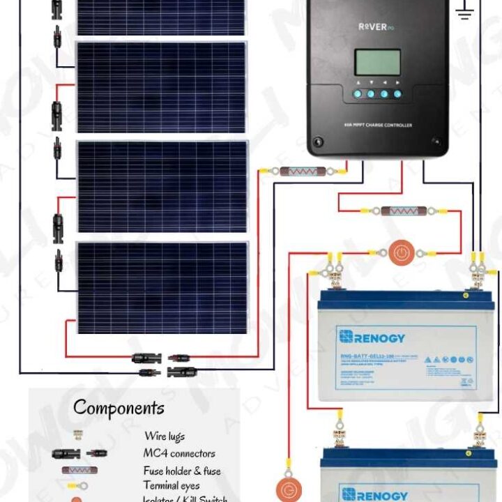 12v solar panel wiring diagram