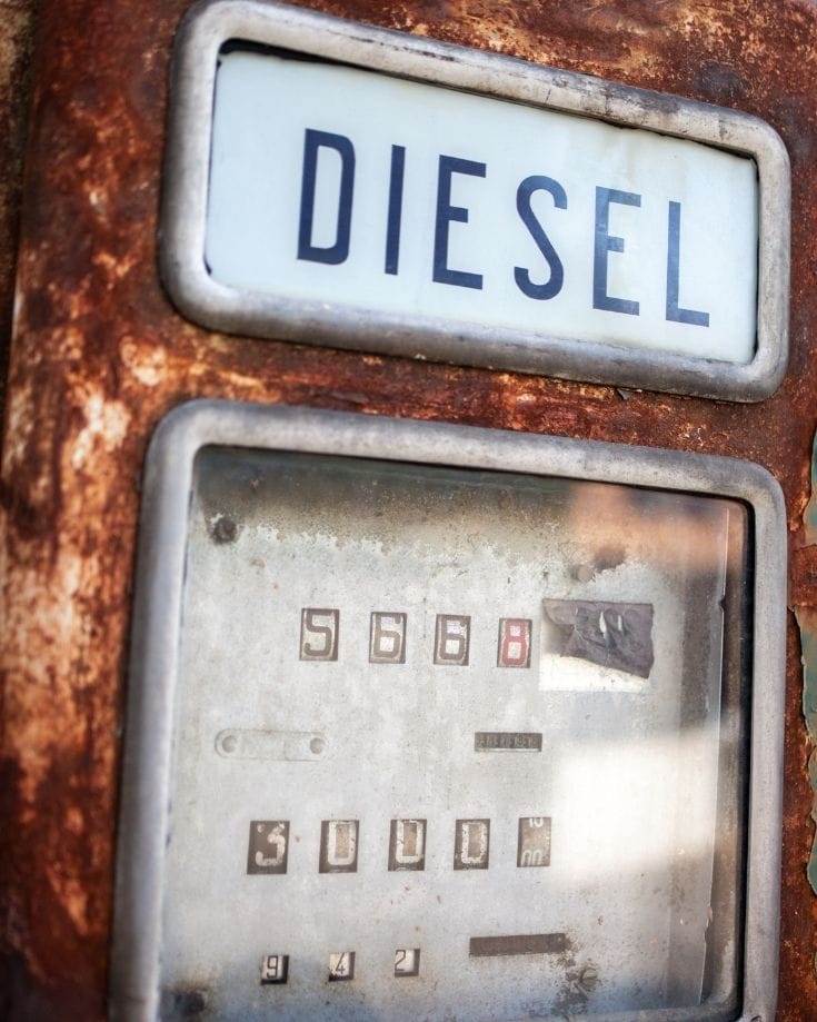 Finding diesel on the road is easy