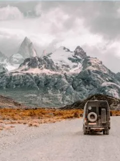 4x4 van in Patagonia