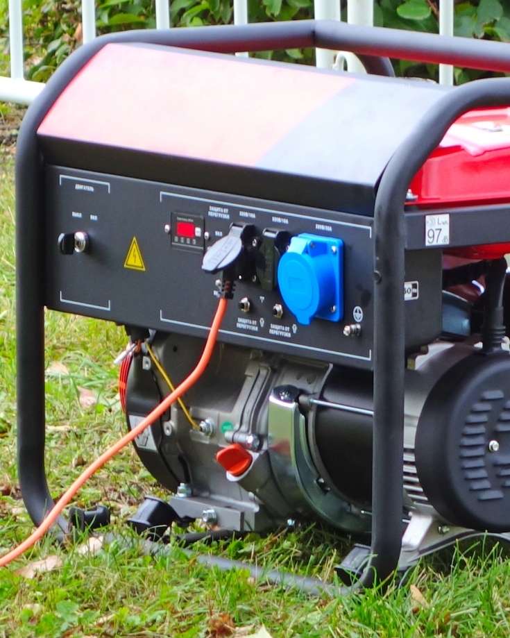 standard generators have an open frame and are more noisy than inverter generators