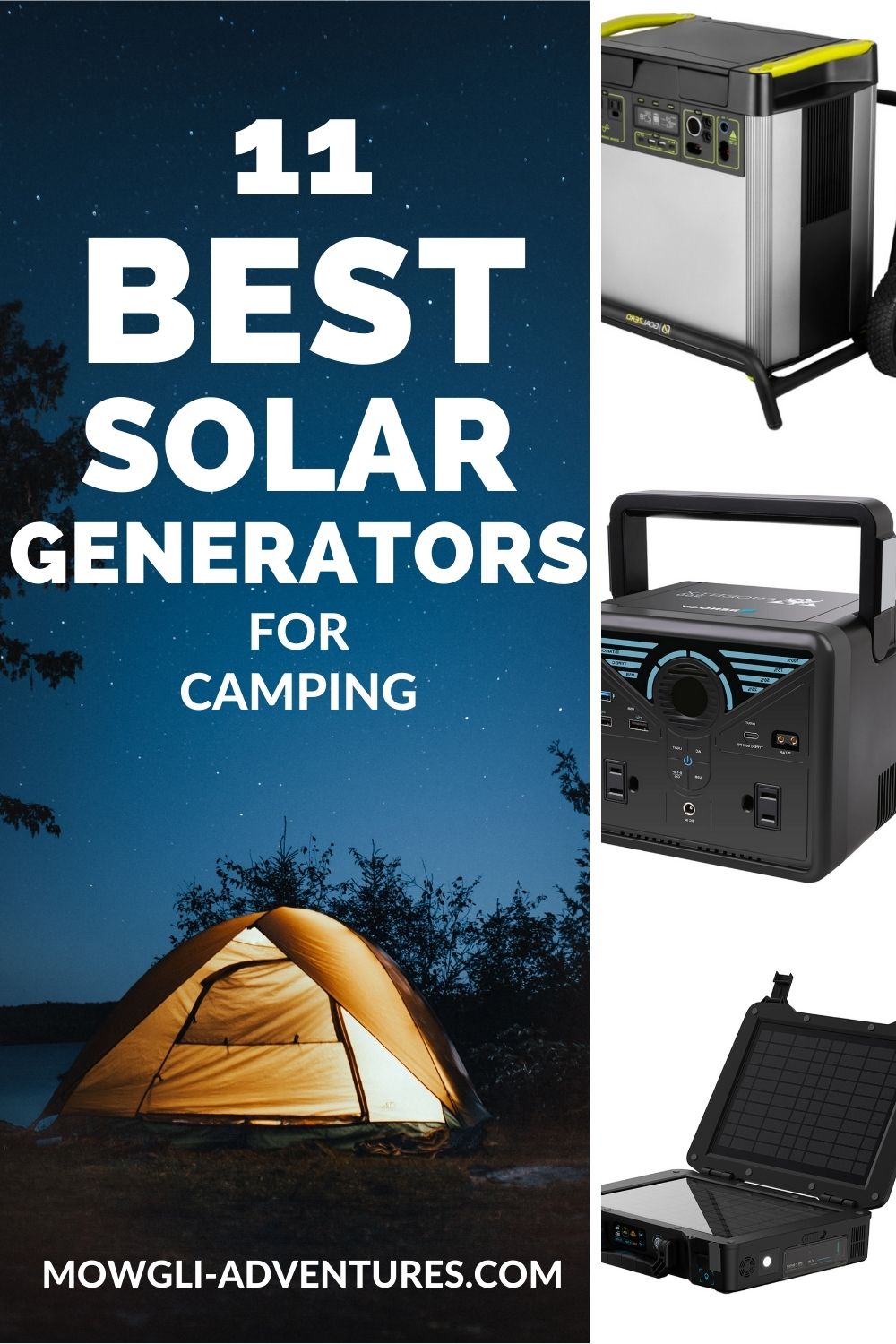 The best portable solar generators for camping on pinterest