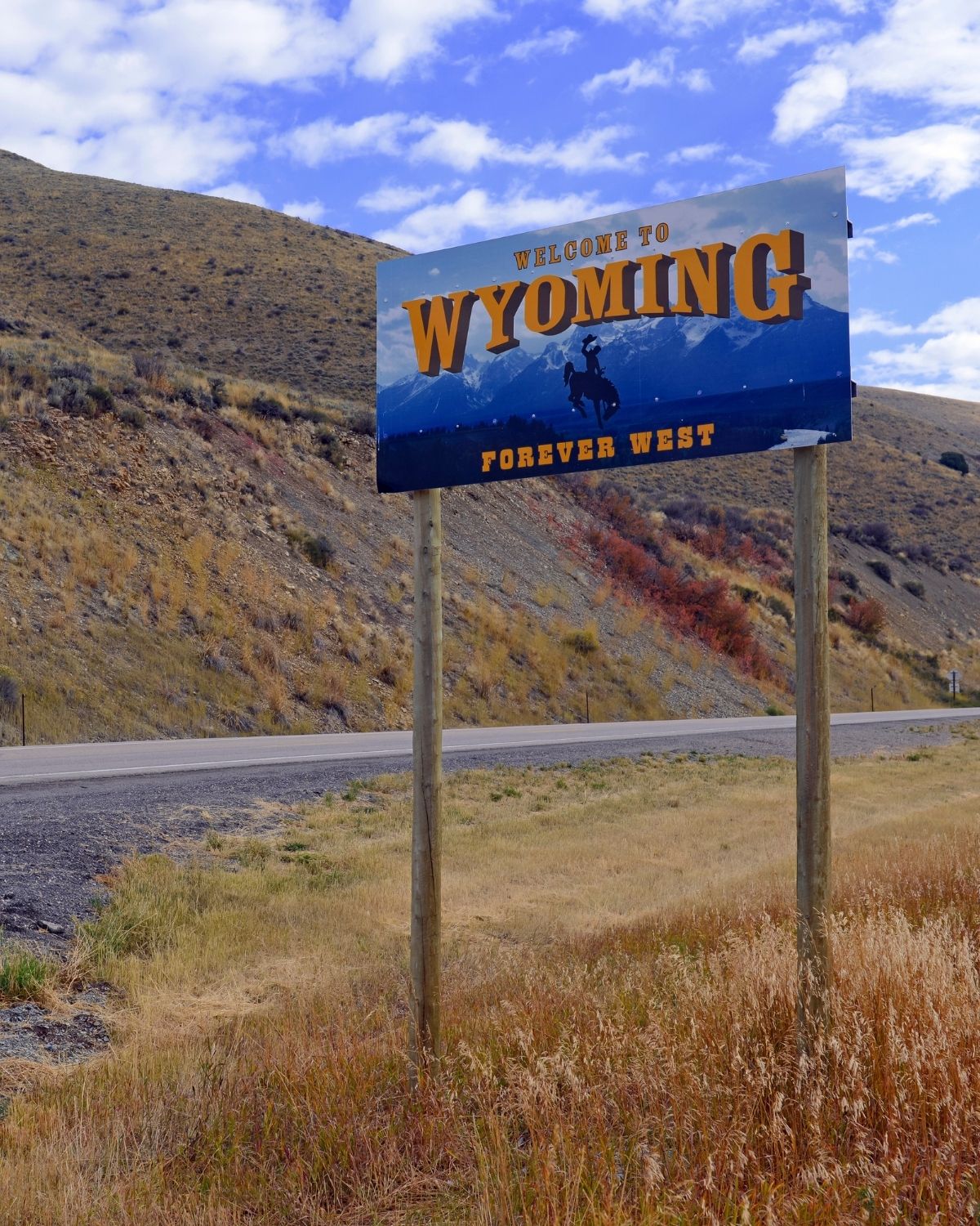 state of Wyoming sign