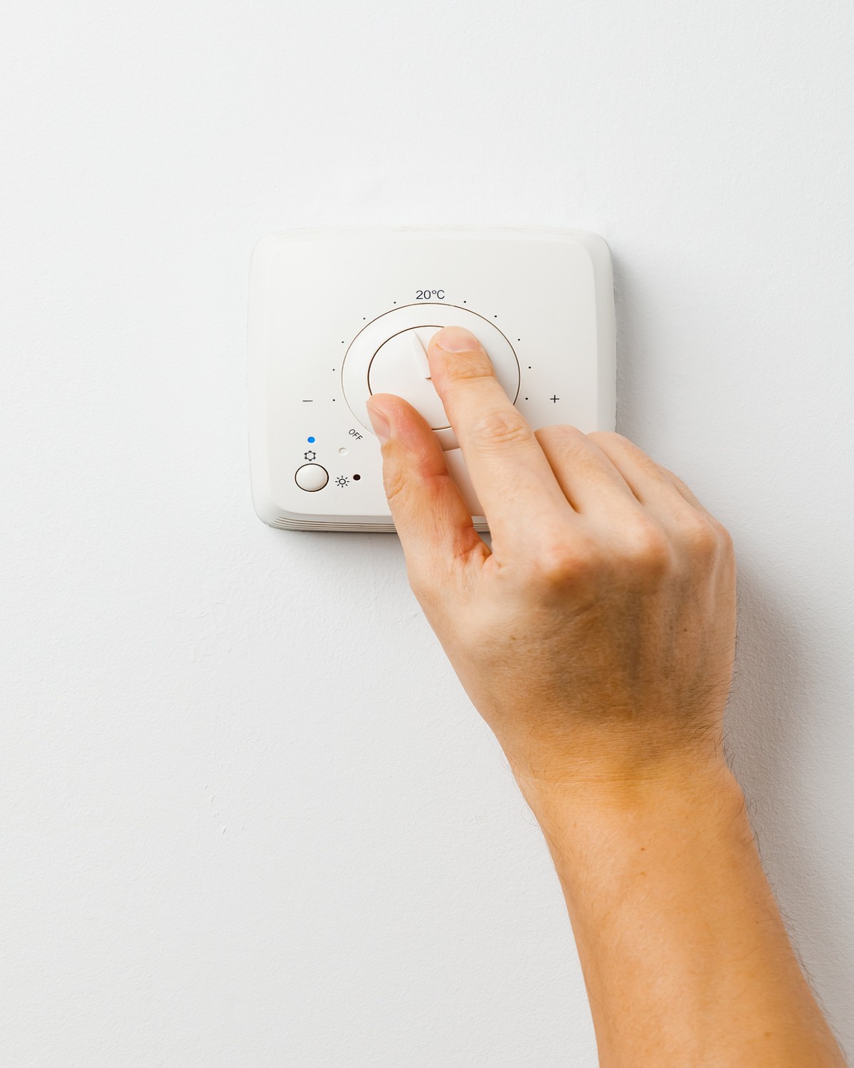 turning thermostat
