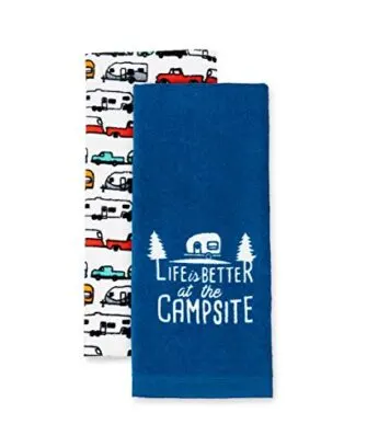 Life is Better at The Campsite RV Dish Towel Set