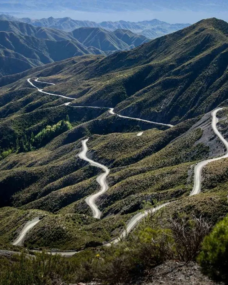 Villavicencio roads near Mendoza