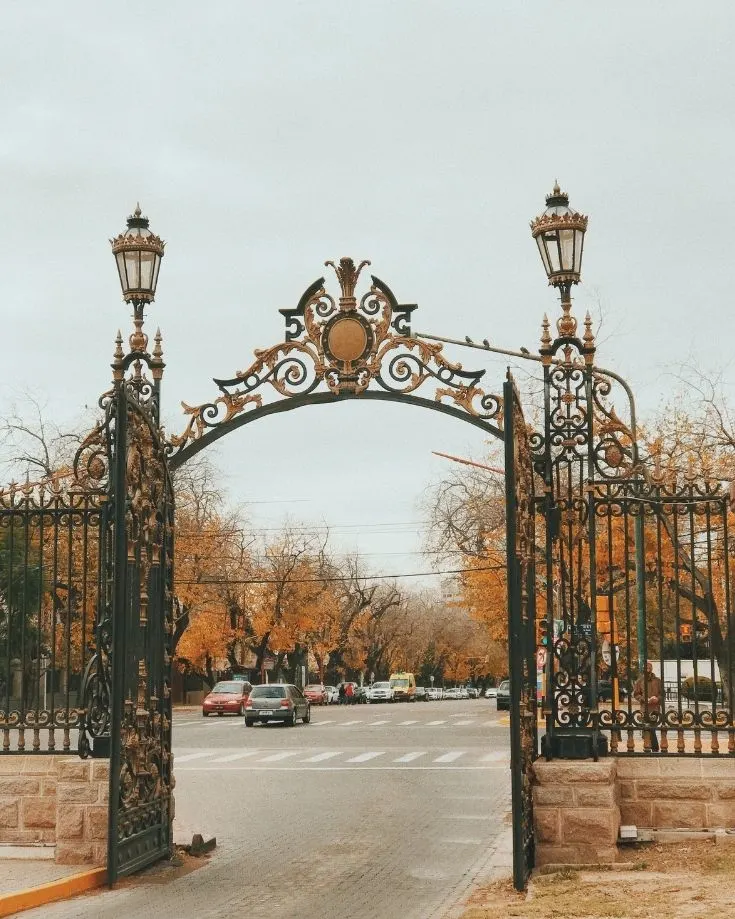 City Gates at San Martin Park in Mendoza