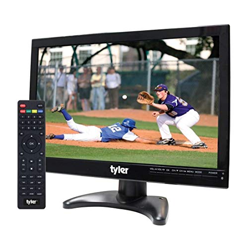Tyler 14” Portable TV LCD Monitor 1080P Rechargeable Lithium Battery Operated RV TV