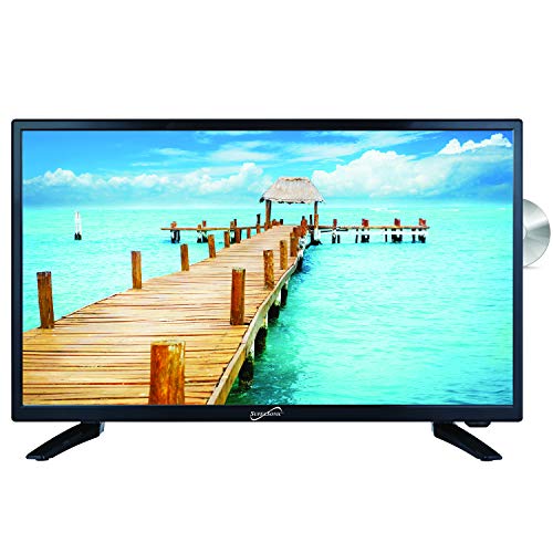 SuperSonic SC-2412 LED Widescreen HDTV & Monitor 24", Built-in DVD Player