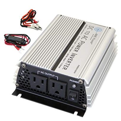 AIMS Power 400 Watt Modified Sine Power Inverter with Battery Cables, 800 Watt Surge Peak Power, and AC Outlets. image attachment (large)