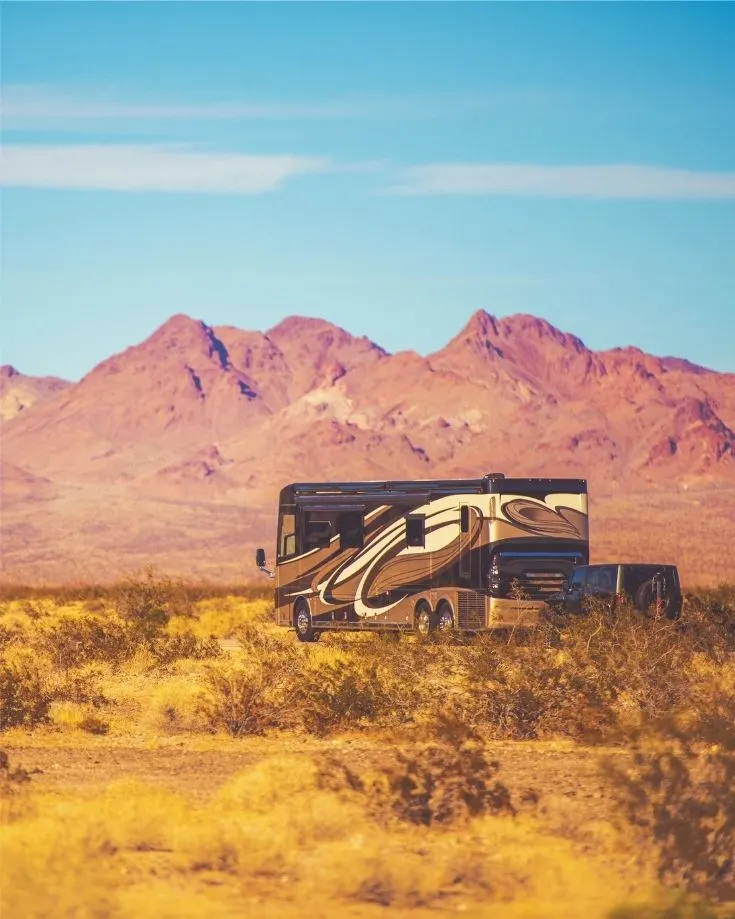 Large RVs have a larger towing capacity