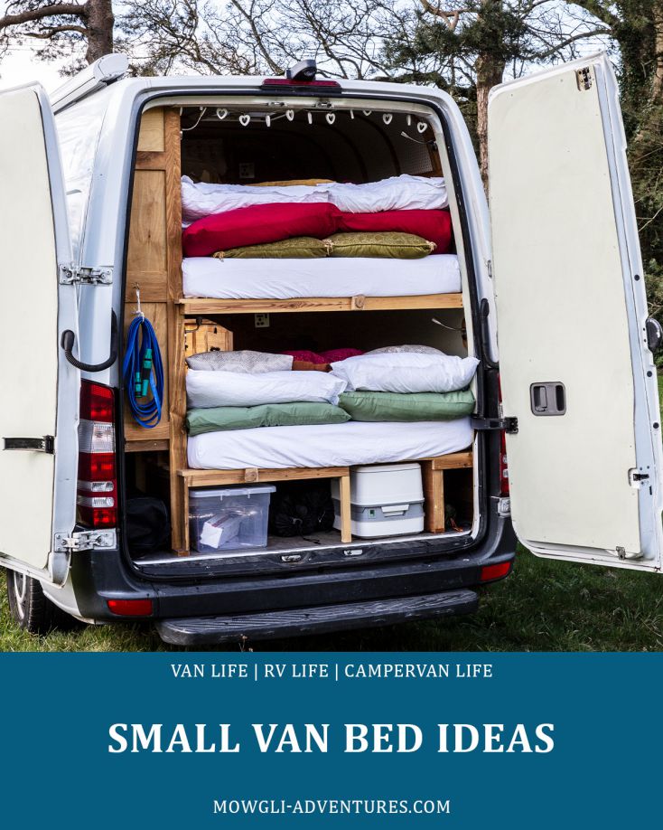Small Van Bed Ideas For Your Build, Camper Van Bed Frame Build