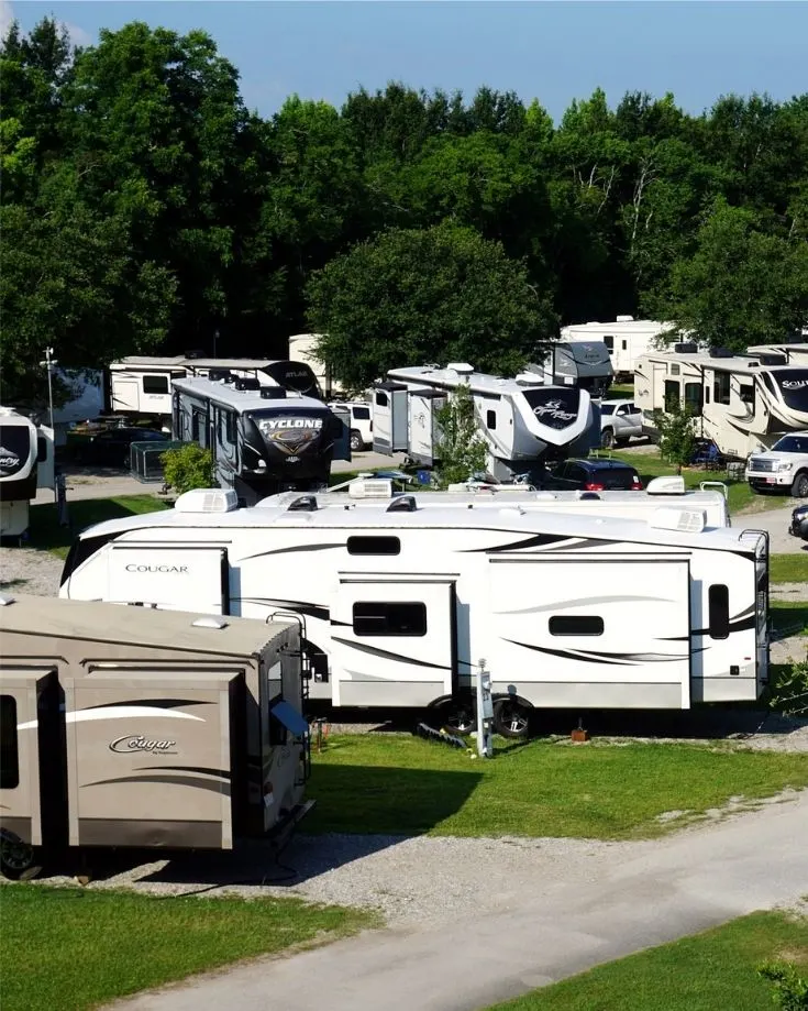campground fees can be higher for trailers