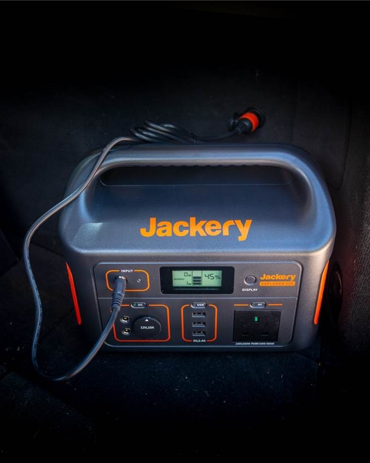 Jackery 500 Solar Generator Review Car Charging