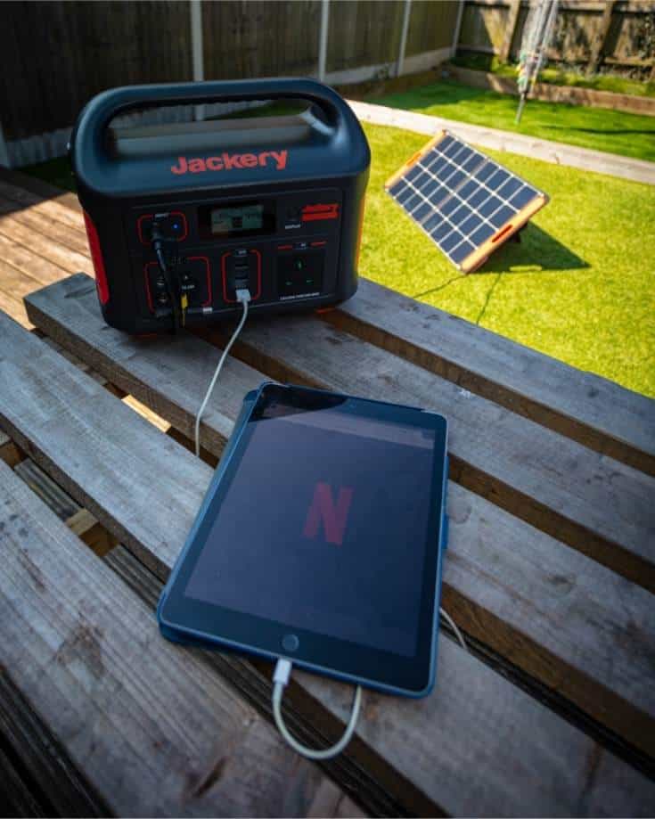 Pack énergie Jackery Solar Generator 500, très utile en camping