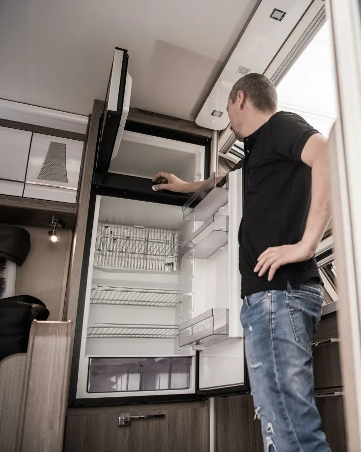 how to pack an RV refrigerator