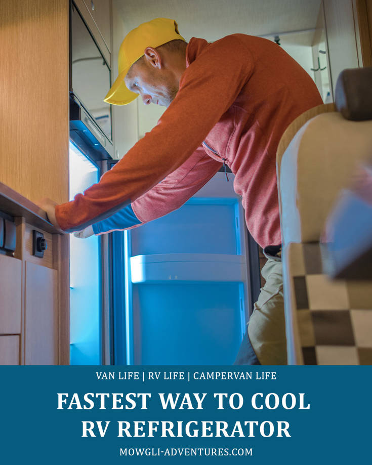 fastest way to cool rv refrigerator cover
