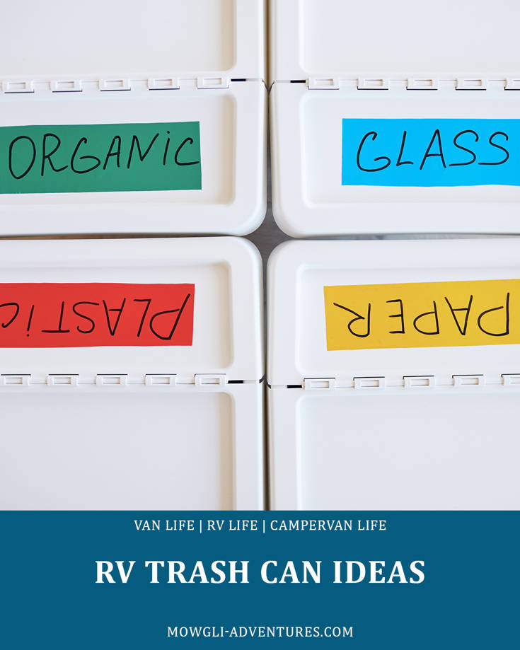 rv trash can ideas cover