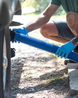 Best rv sewer hose supports