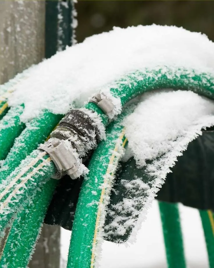 winter rv living with a best heated rv water hose