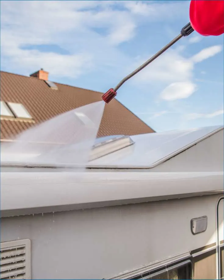 rv roof maintenance cleaning