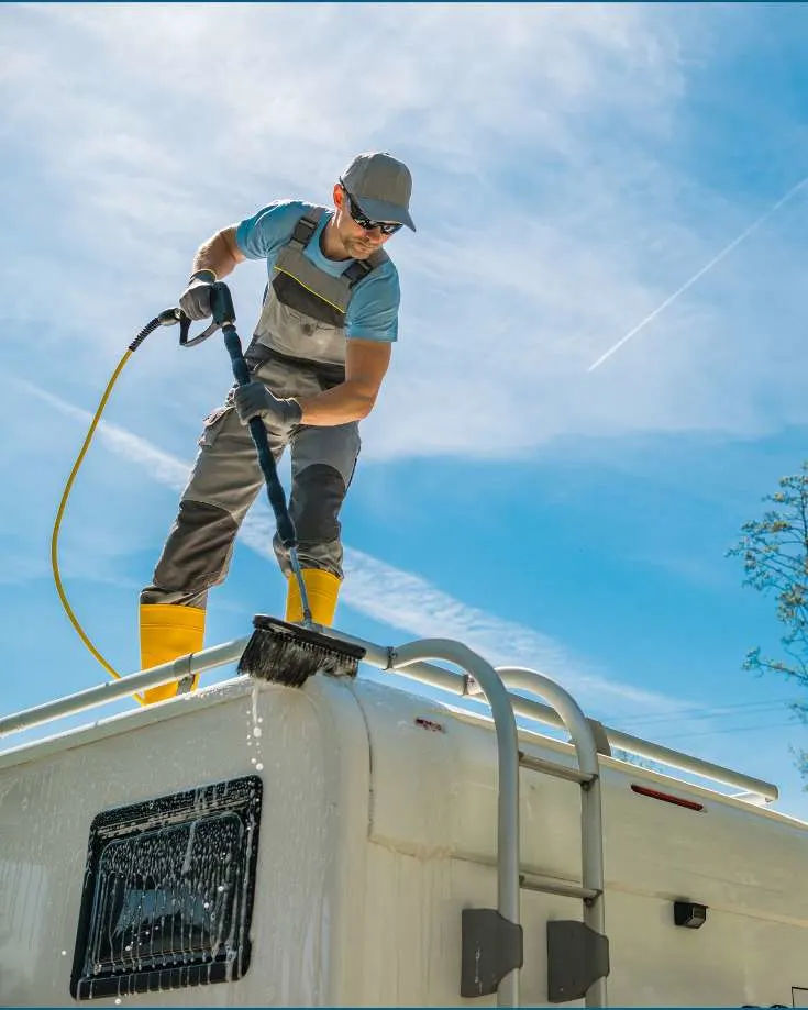 rv roof maintenance roof cleaning