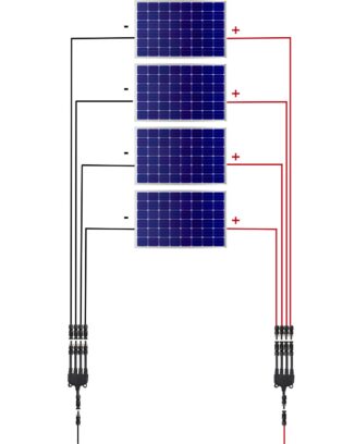wiring solar panels in parallel